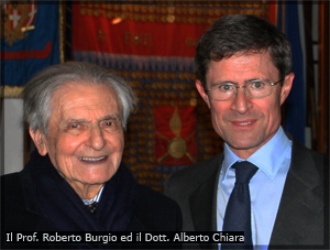 L'emerito Professor Roberto Burgio ed il Direttore del Dipartimento Infantile della ASST di Pavia, Dott. Alberto Chiara