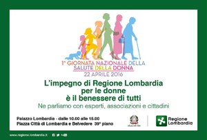 Prima giornata della salute della donna: iniziative a Palazzo Lombardia