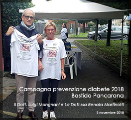 A Bastida Pancarana giornata dedicata alla prevenzione del diabete 3 novembre 2018