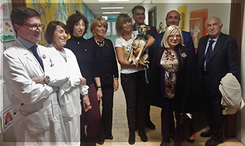 Donazione seduta di Pet-therapy presso la Pediatria dell'Ospedale di Voghera